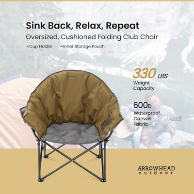 Image showing  Wrangler Brown KKS0336U Oversized Camping Chair