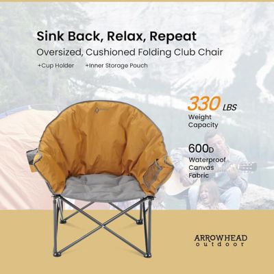 Image showing  Workwear Tan KKS0334U Oversized Camping Chair