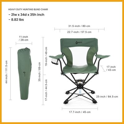 Image showing  Forest Green KKS0315U Swivel Hunting Seat