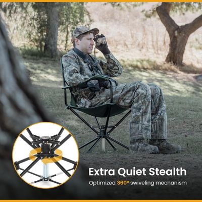 Image showing  Forest Green KKS0315U Swivel Hunting Seat