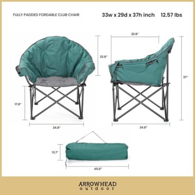 Image showing  Forest Green KKS0215U Oversized Camping Chair