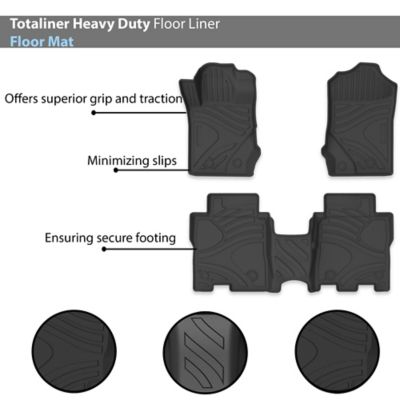 Image showing  Totaliner Heavy Duty Floor Liner Anti-Skid Black fits 2021-2025 Ford Bronco ( 4-Door )