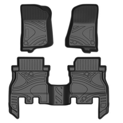 Black Horse Off Road Totaliner Heavy Duty Floor Liner Anti-Skid Black fits 2018-2024 Jeep Wrangler JL Unlimited