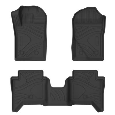 Black Horse Off Road Totaliner Heavy Duty Floor Liner Anti-Skid Black fits 2023-2025 Ford Ranger SuperCrew Cab ( LHD)