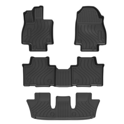 Black Horse Off Road Totaliner Heavy Duty Floor Liner Anti-Skid Black fits 2024-2025 Toyota Grand Highlander ( 7-seats )