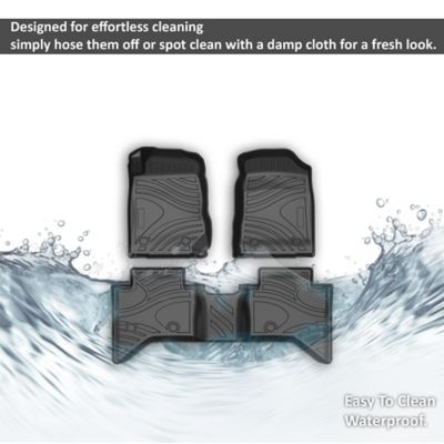 Image showing  Totaliner Heavy Duty Floor Liner Anti-Skid Black fits 2015-2019 Chevrolet Colorado Crew Cab