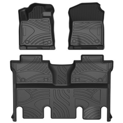 Image showing  Totaliner Heavy Duty Floor Liner Anti-Skid Black fits 2015-2021 Toyota Tundra CrewMax