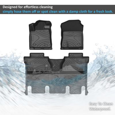 Image showing  Totaliner Heavy Duty Floor Liner Anti-Skid Black fits 2015-2021 Toyota Tundra CrewMax