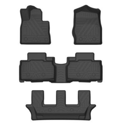 Image showing  Totaliner Heavy Duty Floor Liner Anti-Skid Black fits 2023-2024 Ford Explorer ( 7-seats )