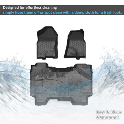 Image showing  Totaliner Heavy Duty Floor Liner Anti-Skid Black fits 2019-2024 Ram 1500 Crew Cab