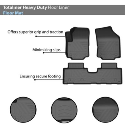 Image showing  Totaliner Heavy Duty Floor Liner Anti-Skid Black fits 2017-2022 Chevrolet Equinox