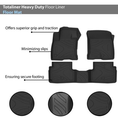 Image showing  Totaliner Heavy Duty Floor Liner Anti-Skid Black fits 2021-2025 Ford Bronco Sport