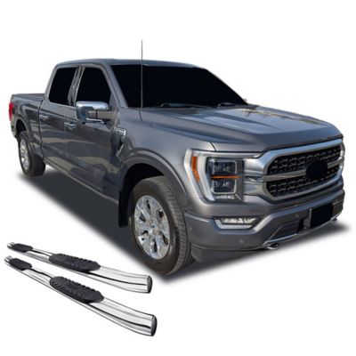 Black Horse Off Road Extreme Side Steps Stainless Steel fits 2015-2025 Ford F-150 SuperCrew Cab