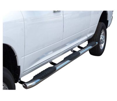 Image showing  Extreme Wheel-to-Wheel Side Steps Stainless Steel fits 2015-2025 Ford F-150 SuperCrew 5.5ft bed