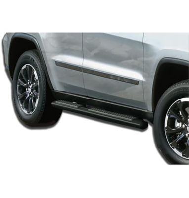 Image showing  4in Side Steps Black fits 2011-2025 Jeep Grand Cherokee