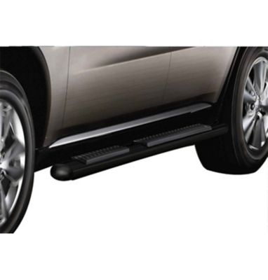 Image showing  4in Side Steps Black fits 2011-2025 Jeep Grand Cherokee