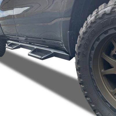 Image showing  Impact Heavy Duty Drop Side Steps Black Fits 2015-2025 Chevrolet Colorado, 2015-2025 GMC Canyon Crew Cab