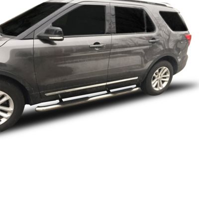 Image showing  3in Side Steps Stainless Steel fits 2011-2025 Ford Explorer