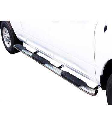 Image showing  Extreme WTW Side Steps Stainless Steel fits 2019-2025 Chevrolet Silverado 1500 CREW CAB 5.5ft Short bed