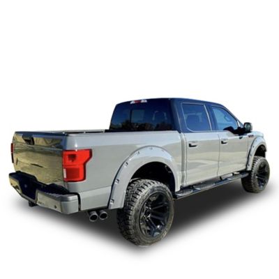 Black Horse Off Road Extreme Wheel-to-Wheel Side Steps Black fits 2015-2025 Ford F-150, 2022-2025 Ford F-150 Lightning SuperCrew