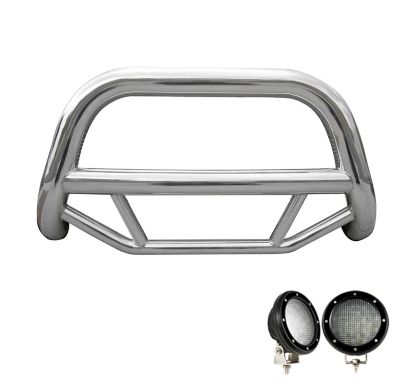 Image showing 3 th Black Horse Off Road Max Bull Bar Black_Kit Stainless Fits 02-06 Honda CR-V
