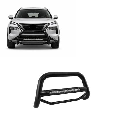 Image showing 3 th Black Horse Off Road Max Beacon Bull Bar Black Fits 21-23 Nissan Rogue