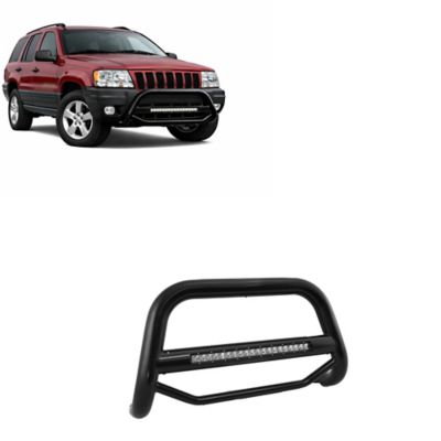 Black Horse Off Road Max Beacon Bull Bar Black Fits 99-04 Jeep Grand Cherokee