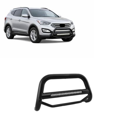 Black Horse Off Road Max Beacon Bull Bar Black Fits 13-16 Hyundai Santa Fe