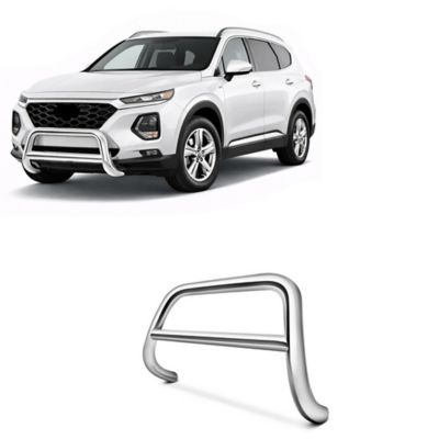 Black Horse Off Road A Bar, Stainless, Fits 19-23 Hyundai Santa Fe.