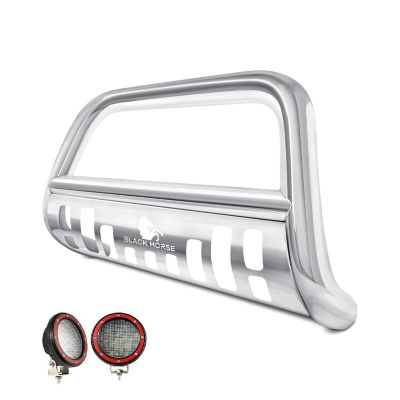 Image showing  Bull Bar Red_Kit Stainless Fits 19-24 Toyota Rav4