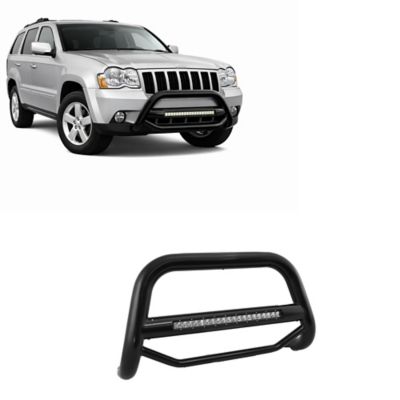 Black Horse Off Road Max Beacon Bull Bar Black Fits 08-10 Jeep Grand Cherokee