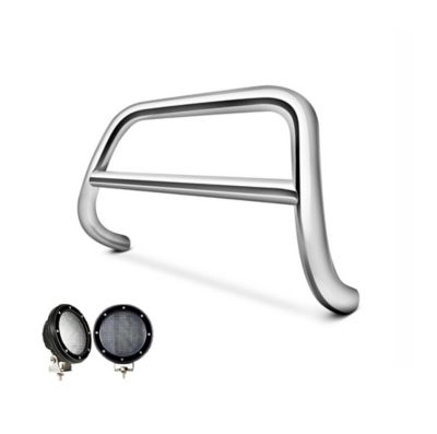 Black Horse Off Road A Bar Black Kit, Black, Stainless, Fits 06-18 Toyota RAV4.