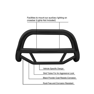 Image showing  Max Bull Bar Black Fits 01-07 Ford Escape