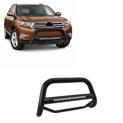 Black Horse Off Road Max Beacon Bull Bar Black Fits 11-13 Toyota Highlander