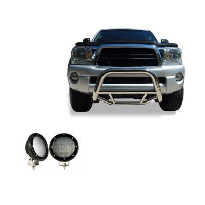 Black Horse Off Road Max Bull Bar Black_Kit Stainless Fits 05-15 Toyota Tacoma