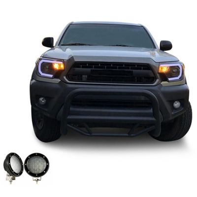 Black Horse Off Road Max Bull Bar Black_Kit Black Fits 05-15 Toyota Tacoma