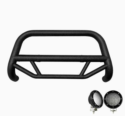 Image showing  Max T Bull Bar Black_Kit Black Fits 07-21 Toyota Tundra
