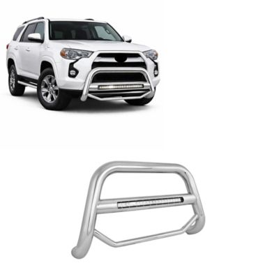 Black Horse Off Road Max Beacon Bull Bar Stainless Fits 10-24 Toyota 4Runner