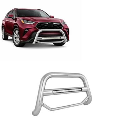 Black Horse Off Road Max Beacon Bull Bar Stainless Fits 20-23 Toyota Highlander