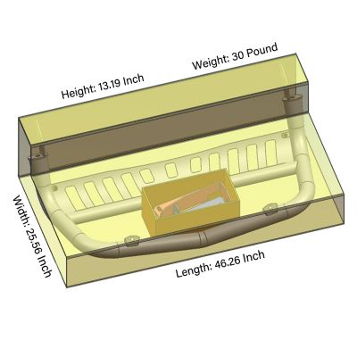 Image showing  Bull Bar-T Black Fits 22-25 Nissan Pathfinder