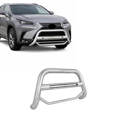 Black Horse Off Road Max Beacon Bull Bar Stainless Fits 15-18 Lexus NX200T