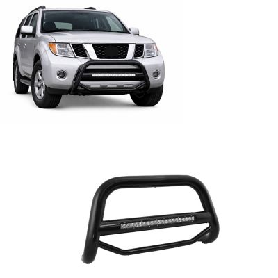 Image showing  Max Beacon Bull Bar Black Fits 08-12 Nissan Pathfinder.