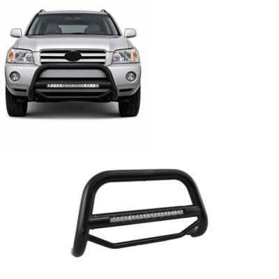 Black Horse Off Road Max Beacon Bull Bar Black Fits 01-07 Toyota Highlander
