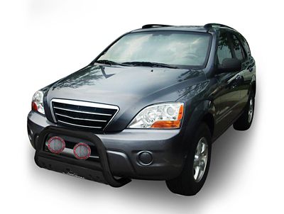 Black Horse Off Road Bull Bar Red_Kit Black Fits 03-05 Kia Sorento