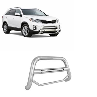 Black Horse Off Road Max Beacon Bull Bar Stainless Fits 13-16 Hyundai Santa Fe