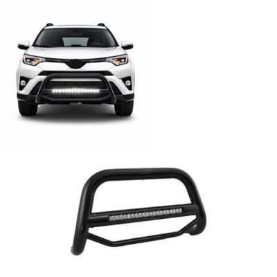 Black Horse Off Road Max Beacon Bull Bar Black Fits 06-18 Toyota RAV4