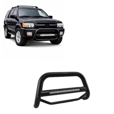 Black Horse Off Road Max Beacon Bull Bar Black Fits 99-03 Infiniti QX4