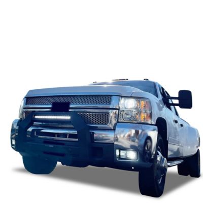 Black Horse Off Road Armour Bull Bar Black Fits 20-25 GMC Sierra 3500 HD