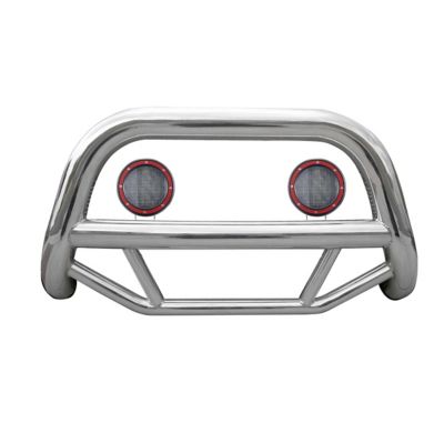 Black Horse Off Road Max Bull Bar Red_Kit Stainless Fits 14-19 Toyota Highlander