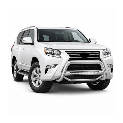 Image showing 5 th Black Horse Off Road Max Beacon Bull Bar Stainless Fits 14-20 Lexus GX460
